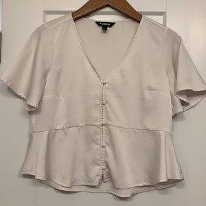 Cream blouse